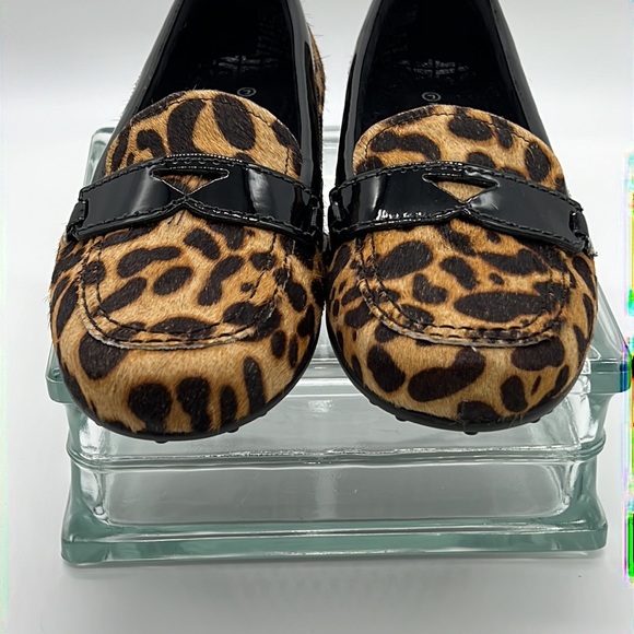 Rockport Jackie Penny Loafers Leopard Print AdiPRENE Comfort shoe Womens size 6 - Picture 3 of 8
